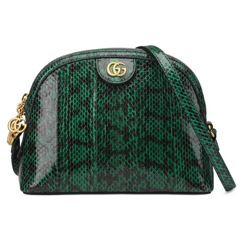 gucci olive green bag|green Gucci bag with snake.